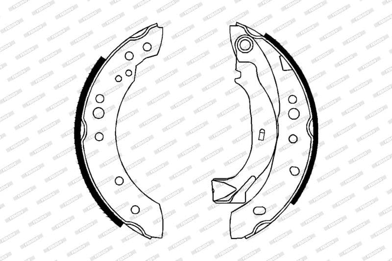 Remschoen past: CITROEN C2, C2 ENTERPRISE, C3 I, C3 PLURIEL  PEUGEOT 1007 1.1-1.6D 02.02-