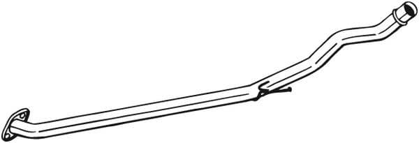 Uitlaatpijp midden past: NISSAN NOTE 1.5D 03.06-06.12