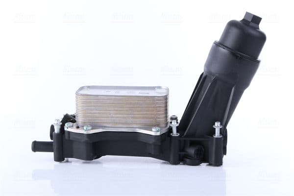Olie radiator (met filterbehuizing) past: CHRYSLER 300C, PACIFICA, TOWN & COUNTRY, VOYAGER V  DODGE CHARGER, JOURNEY  FIAT FREEMONT  JEEP CHEROKEE, GRAND CHEROKEE, GRAND CHEROKEE IV 3.0-6.4 09.10-