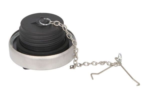 Tankdop (breedte 65mm, met de sleutel, met ketting  nieuw type) past: SCANIA 4, G I, P I, R I, T  IVECO DAILY IV 05.95-05.19