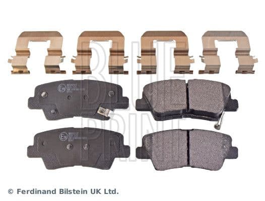 Remblokken set Achter , past: HYUNDAI ACCENT IV, ELANTRA V, GRANDEUR, I10 III, I20 ACTIVE, I20 II, I40 I, I40 I CW, IONIQ, SONATA V, TUCSON  KIA NIRO I, OPTIMA, RIO III, SPORTAGE IV 1.2-3.3 01.05-