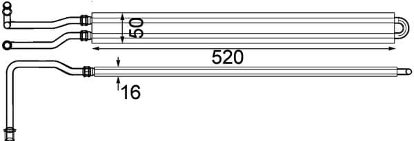 Olie radiator past: LAND ROVER RANGE ROVER III 5.0 09.09-08.12