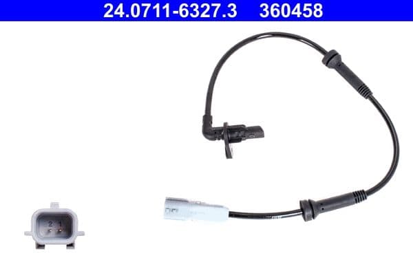 Sensor, wheel speed