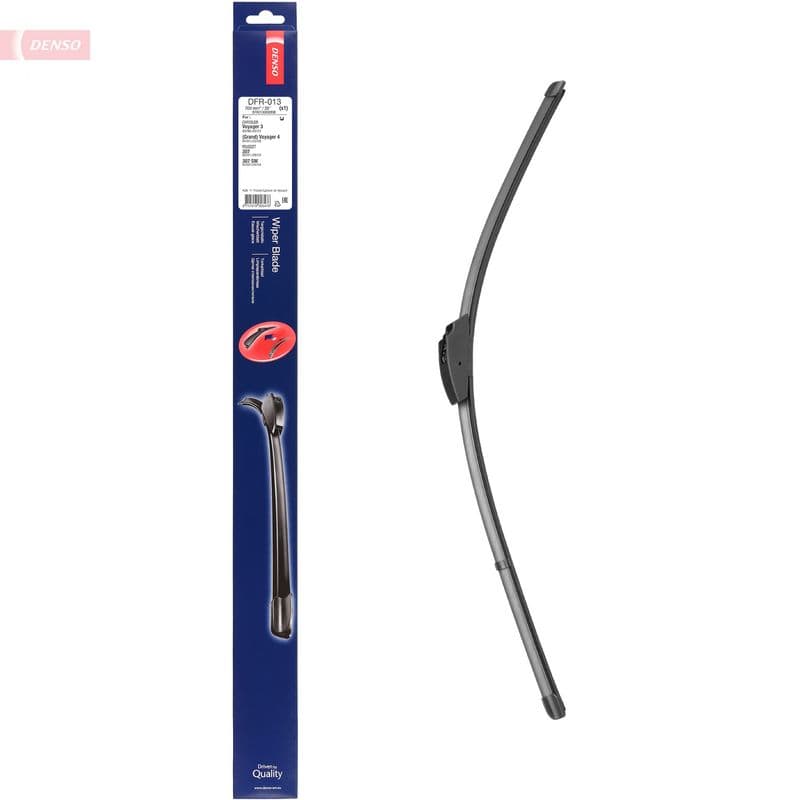 Wisserblad voegloos Voor met spoiler (1pcs) Flat Blades 700mm past: CHRYSLER VOYAGER III, VOYAGER IV  DODGE CARAVAN, RAM  PEUGEOT 307  PLYMOUTH VOYAGER 01.95-12.09