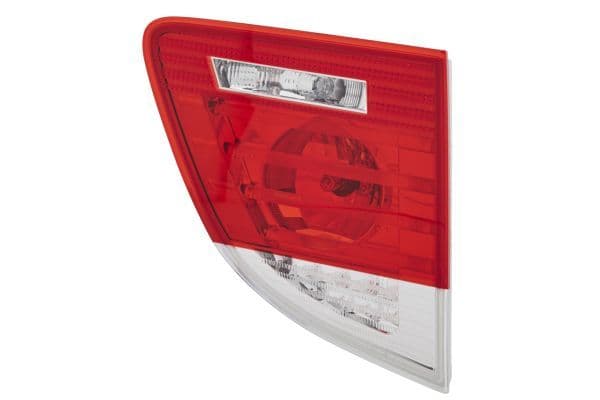 Achterlicht Links (binnen, W16W, kleur van het glas red/transparant, anti-fog licht, achteruitrijlicht) past: BMW 5 E60, E61 Stationwagon 02.07-12.10