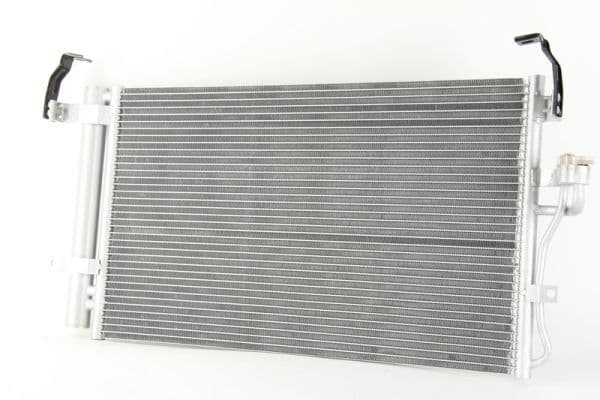 A/C condensator (met droger) past: HYUNDAI COUPE II, ELANTRA III, LANTRA II 1.5-2.7 11.95-08.09