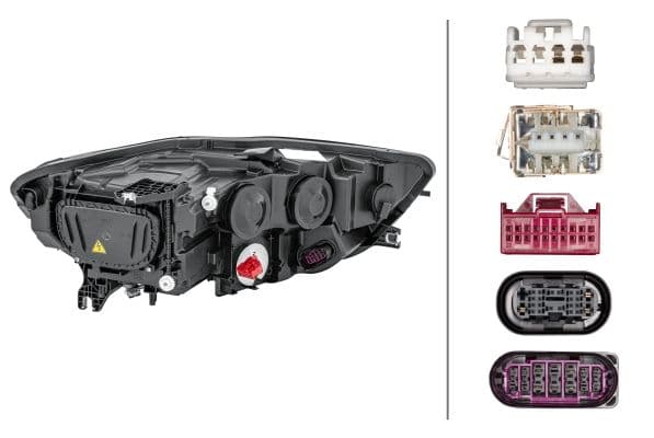 Koplamp Links (D3S/H7/LED/PSY24W, met motor) past: AUDI A6 C7 11.10-04.15