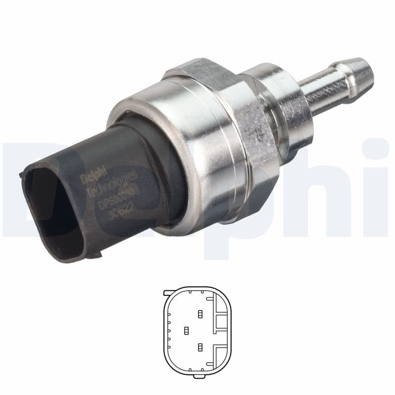 Sensor, exhaust pressure