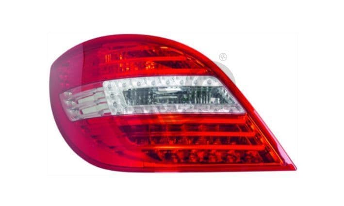 Achterlicht Links (LED, kleur indicator geel/transparant, kleur van het glas red, anti-fog licht) past: MERCEDES KLASA R W251, V251 01.06-08.10