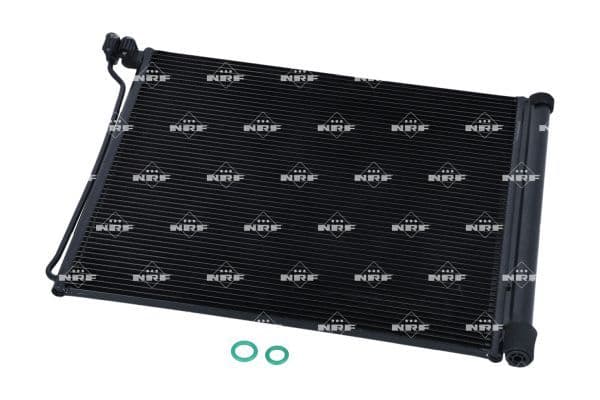 A/C condensator (met droger) past: BMW X5 (E70), X5 (F15, F85), X5 (G05, F95), X6 (E71, E72), X6 (F16, F86), X6 (G06, F96) 3.0D/4.4/4.4H 10.07-