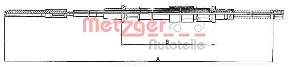 Kabelaandrijving snelheidsmeter past: AUDI 100 C2, 100 C3, 80 B2  VW PASSAT B2 1.9-2.3 06.76-11.90