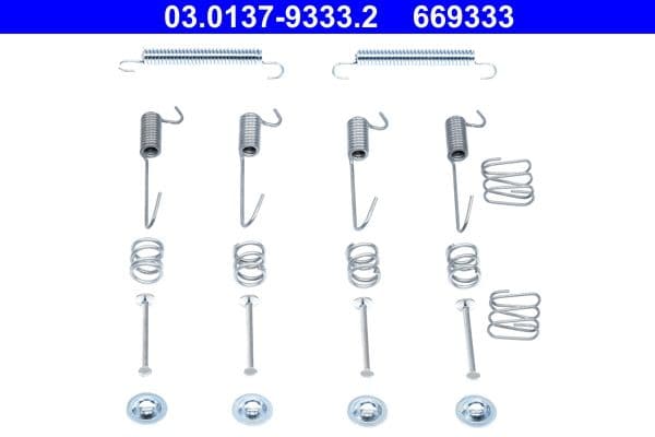 Accessory Kit, parking brake shoes