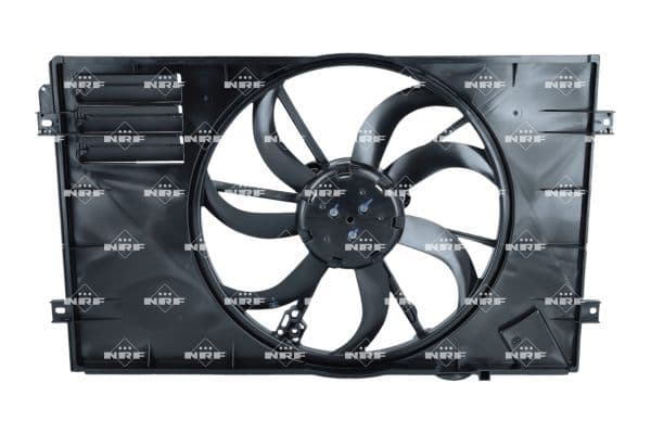 Radiatorventilator (met huisvesting) past: AUDI A3  SEAT ALTEA, ALTEA XL, LEON, TOLEDO III  SKODA SUPERB II, YETI  VW AMAROK, CADDY ALLTRACK IV, CADDY III, CADDY IV 1.2-2.0D 11.99-