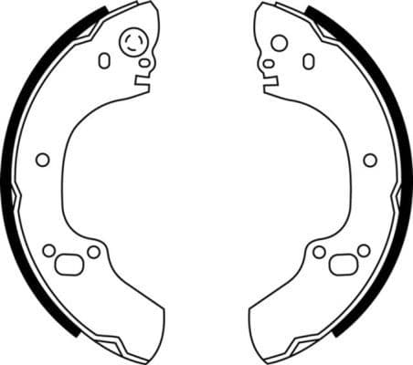 Remschoen past: OPEL CAMPO 2.2D-3.1D 08.87-12.01