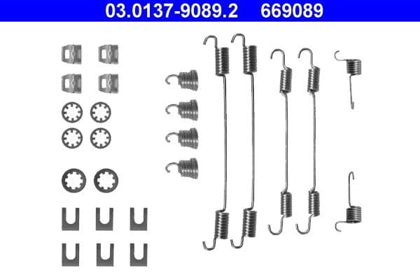 Accessory Kit, brake shoes
