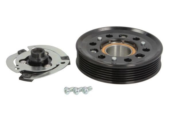 Airco compressor koppeling compleet (SANDEN  Typ PXE16  śred. koła pas.120 PXE16 12V 6PK 120mm) past: OPEL INSIGNIA A 2.0D 07.08-03.17