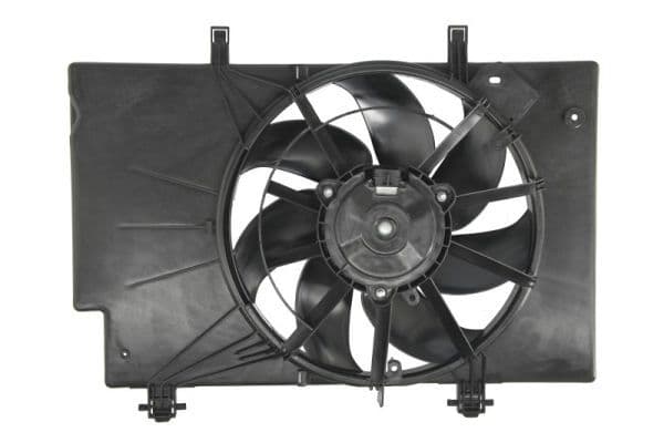 Radiatorventilator (met huisvesting) past: FORD B-MAX, ECOSPORT, FIESTA VI 1.25-1.6D 06.08-