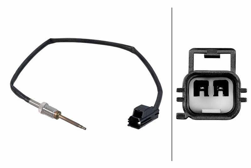 Uitlaatgastemperatuursensor (Vóór DPF) past: VOLVO C30, S40 II, S60 II, S80 II, V40, V50, V60 I, V70 III  FORD C-MAX II, ECOSPORT, FOCUS II, FOCUS III, GALAXY II, GALAXY MK II 1.5D/1.6D/2.0D 07.04-