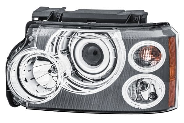 Koplamp Links (bi-xenon, D1S/H7/H8/PY21W/W5W, elektrisch, met motor) past: LAND ROVER RANGE ROVER III L322 05.05-04.09