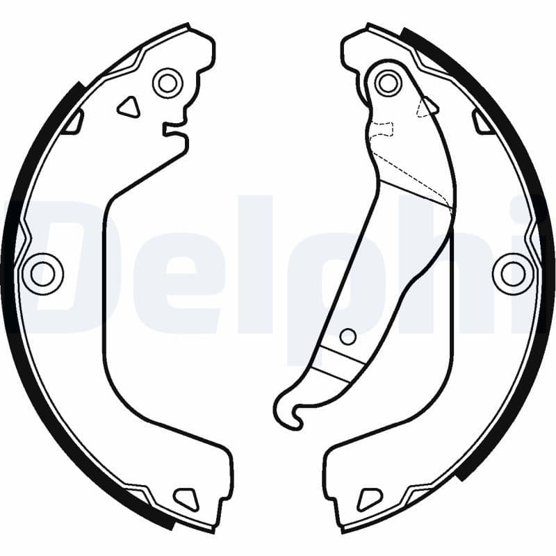 Brake shoe set