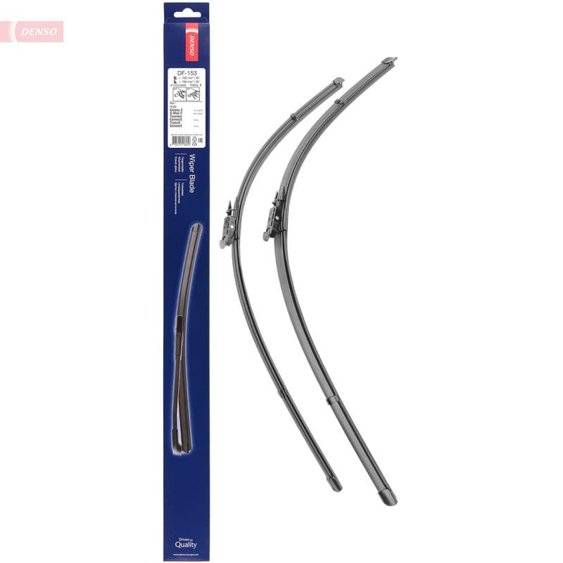 Wisserblad voegloos Voor (2pcs) Flat Blades 750mm past: CITROEN C4 GRAND PICASSO I, C4 GRAND PICASSO II, C4 II, C4 PICASSO I, C4 PICASSO II  FORD GALAXY III, S-MAX 10.06-