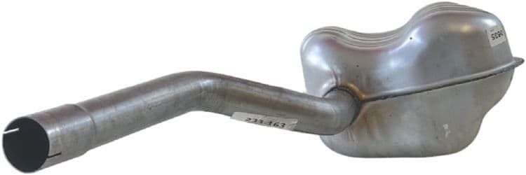 Uitlaatsysteem achterste geluiddemper past: VW GOLF V, GOLF VI, JETTA III 1.6D/1.9D/2.0D 08.05-05.14