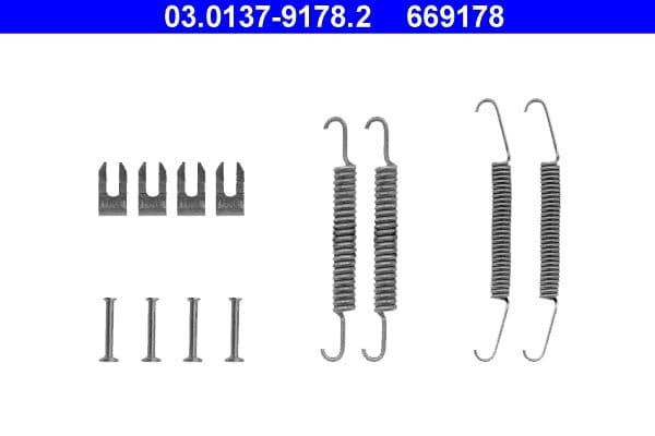 Accessory Kit, brake shoes