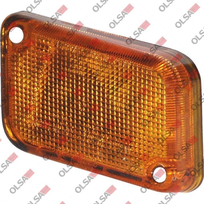 Lampglas Rechts (oranje) past: IVECO EUROTECH MH, EUROTECH MP, EUROTECH MT 01.92-