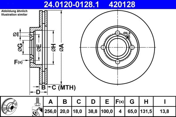 Brake disc Voor Links/Rechts past: SEAT AROSA, CORDOBA, CORDOBA VARIO, IBIZA II, IBIZA III, INCA, TOLEDO I  VW CADDY II, CORRADO, GOLF II, GOLF III, GOLF IV, JETTA II, LUPO I 1.0-2.8 08.83-11.09