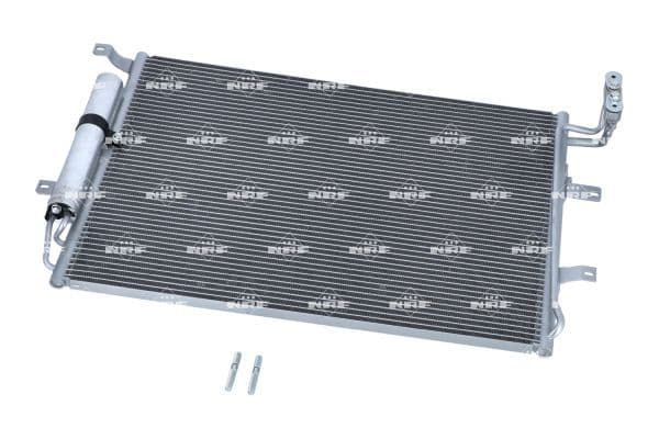A/C condensator (met droger) past: LAND ROVER RANGE ROVER III 4.4D 07.10-08.12