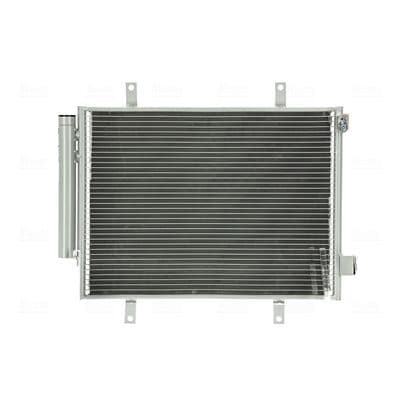 A/C condensator (met droger, (EN) additional fitting elements) past: SUZUKI CELERIO 1.0 03.14-