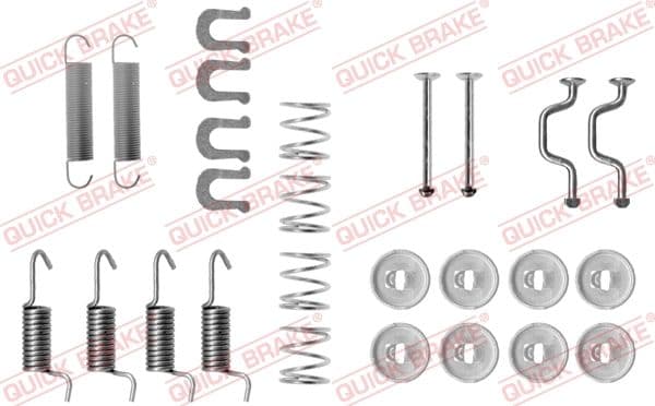 Accessory Kit, parking brake shoes