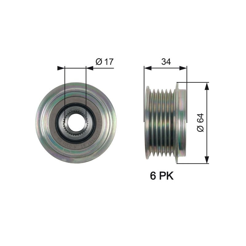 Alternator pulley