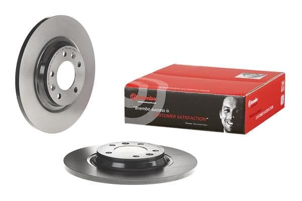 Brake disc Achter Links/Rechts past: CITROEN C5 III  PEUGEOT 407, 508, 508 I, 607, RCZ 1.6-3.0D 02.00-