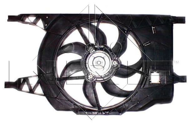 Radiatorventilator (met huisvesting) past: RENAULT CLIO II, ESPACE IV, LAGUNA II, VEL SATIS 1.6-3.0 11.00-12.15