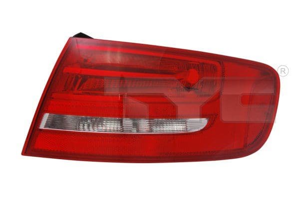 Achterlicht Links (extern, PY21W/W16W, kleur indicator wit, kleur van het glas red) past: AUDI A4 B8 Stationwagon 11.07-05.16