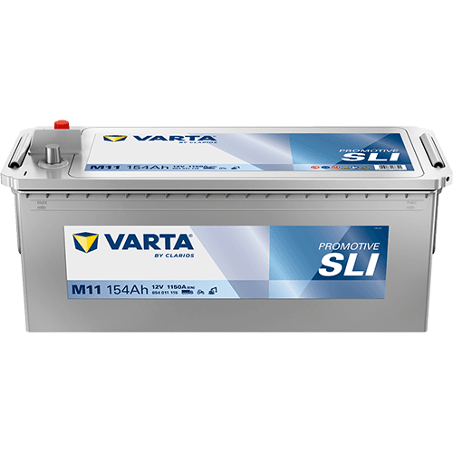 Batterij 12V 154Ah/1150A (EN) PROMOTIVE SLI (L+ Standaard terminal) 513x189x223 B00 - geen montageflens (Beginnen)