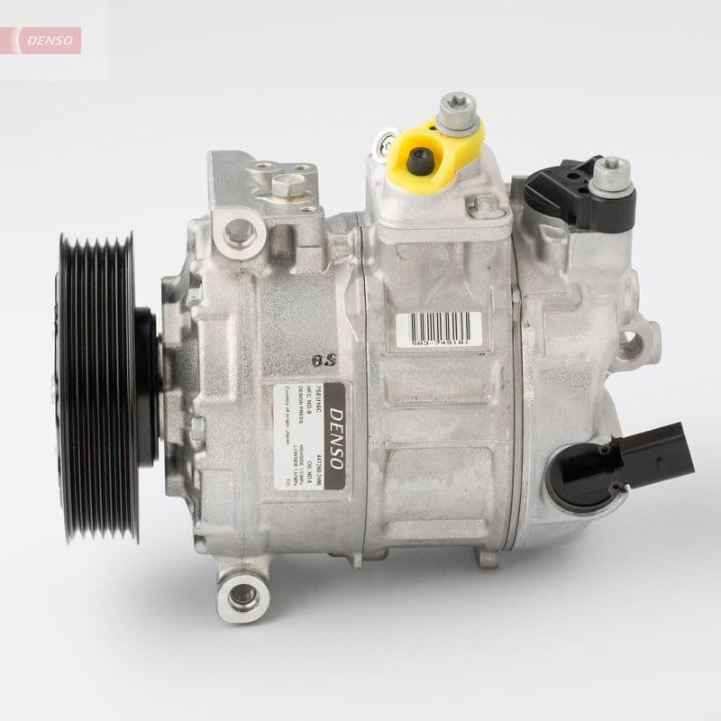 Airconditioning compressor past: AUDI A3  SKODA OCTAVIA I, OCTAVIA II, YETI  VW BEETLE, CADDY III, EOS, GOLF IV, GOLF PLUS V, GOLF V, GOLF VI, JETTA III, JETTA IV, PASSAT B6 1.2-3.2 02.00-07.19