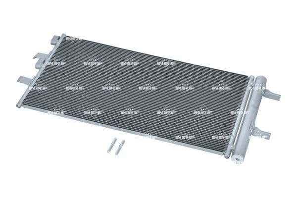 A/C condensator (met droger) past: BMW 1 (F40), 2 (F45), 2 GRAN COUPE (F44), 2 GRAN TOURER (F46), 2 GRAN TOURER VAN (F46), X1 (F48), X2 (F39)  MINI COUNTRYMAN (F60) 1.5/1.5H/2.0 03.14-