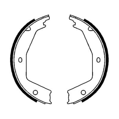 Remschoen past: CITROEN EVASION  FIAT ULYSSE  LANCIA ZETA  PEUGEOT 806 1.8-2.1D 06.94-06.11