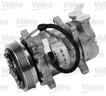 Airconditioning compressor past: CITROEN BERLINGO, SAXO  PEUGEOT 106 II, 306, PARTNER 1.0-1.6 04.93-12.15