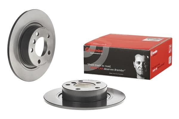 Brake disc Achter Links/Rechts past: MINI COUNTRYMAN (R60), PACEMAN (R61) 1.6 11.12-10.16