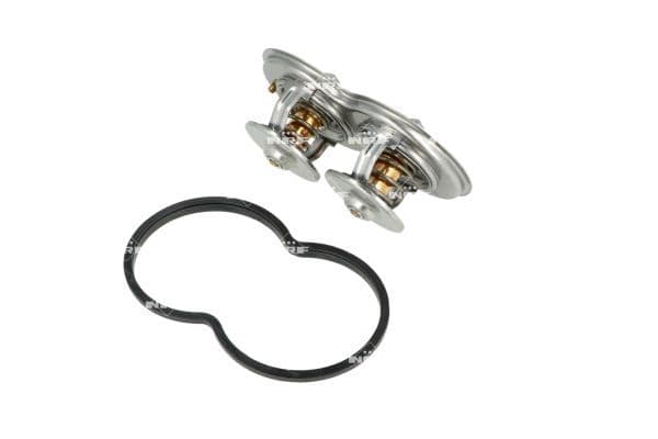 Thermostaat koelsysteem (75°C/75°C, met pakking) past: SCANIA 4, G I, K I, P I, R I, T DC09.109-DT16.08 05.95-