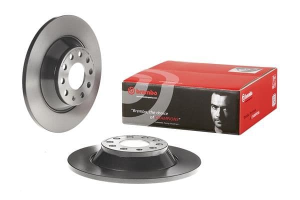 Brake disc Achter Links/Rechts past: AUDI A6 C6 2.0-3.2 05.04-08.11