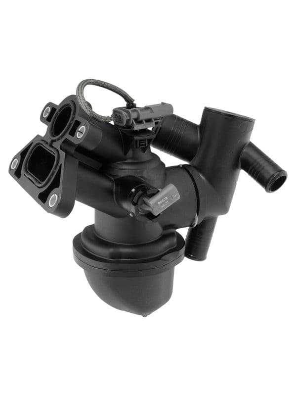 Thermostaat koelsysteem (99°C, in huisvesting) past: JAGUAR F-PACE, XE, XF II, XF SPORTBRAKE  LAND ROVER DEFENDER, DISCOVERY V, RANGE ROVER VELAR 2.0D 03.15-