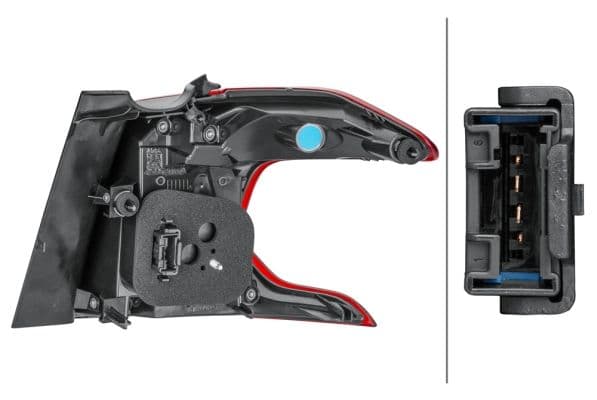 Achterlicht Links (extern, LED) past: PEUGEOT 2008 I 03.16-06.19