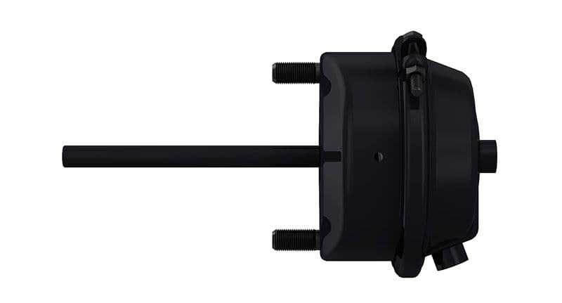 Brake servo-motor Achter Links/Rechts (20, beroerte: 75mm, M16x1,5mm, 186, trommel) past: DAF F 1900, F 2500  MERCEDES MK, NG, SK  RVI KERAX, PREMIUM 08.73-