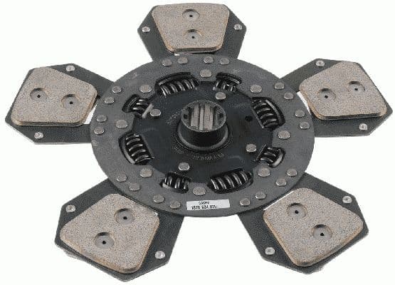 Koppelingsplaat/plaat (295mm) past: CASE IH 500, 600, 700, 800  HIEBLE 500, 600, 700