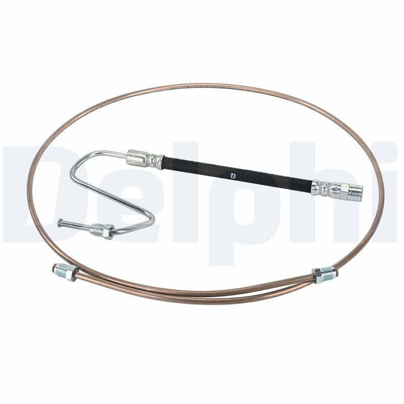 Remleiding/slang flexibel Achter/Buiten Links (lengte 201mm, M10x1/M10) past: RENAULT MASTER II 1.9D-3.0D 12.97-01.11