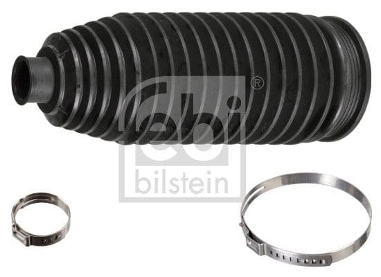 Steering gear boot Links/Rechts (lengte184mm 18mm/52mm, banden) past: VOLVO S60 II, S80 II, V60 I, V70 III, XC60 I, XC70 II 1.5-4.4 03.06-12.18